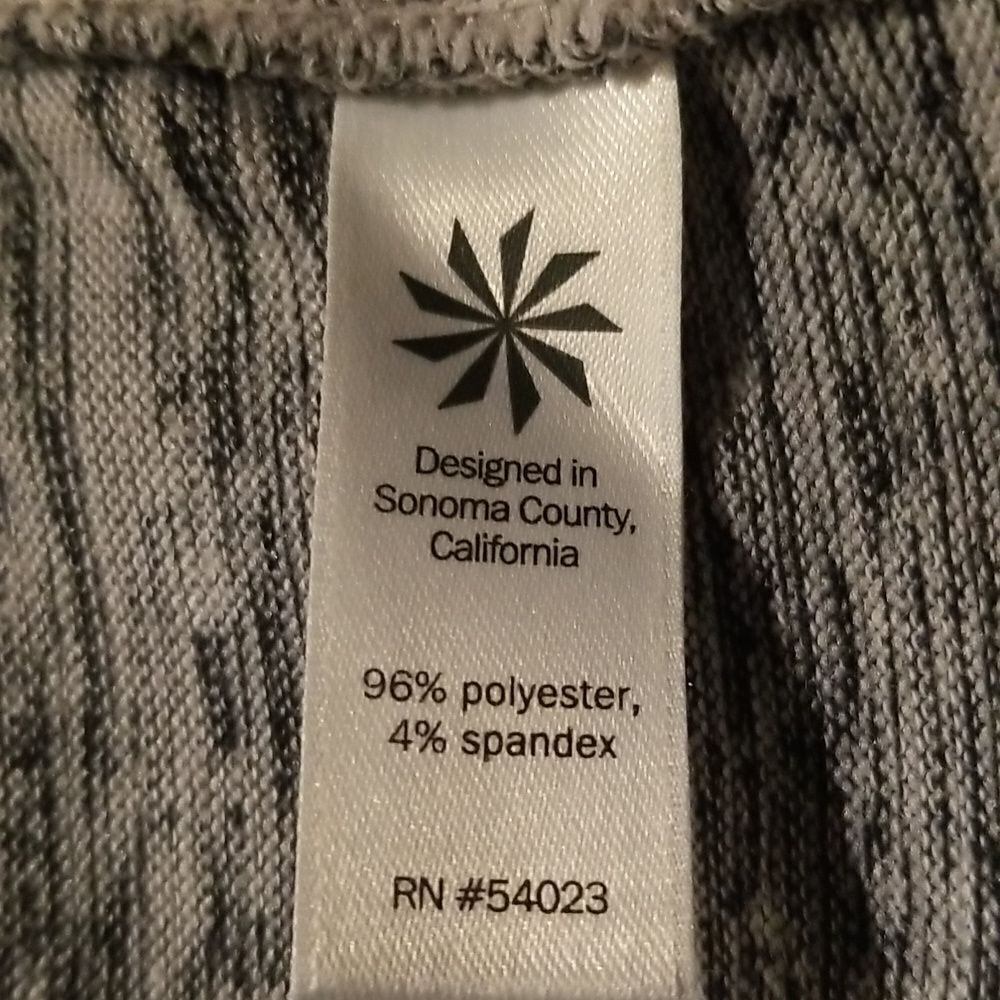 Athleta Marled Gray Hoodie Blissful Poncho Size Small - Picture 7 of 9